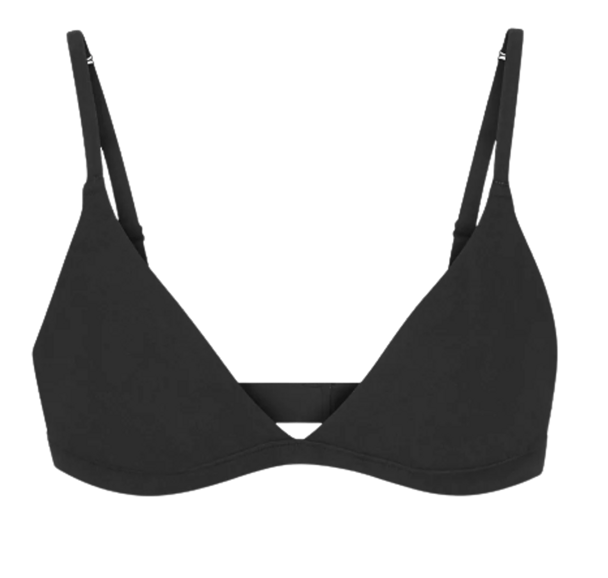 Skims Cotton Jersey Triangle Soot Bralette WHAT’S ON THE STAR?