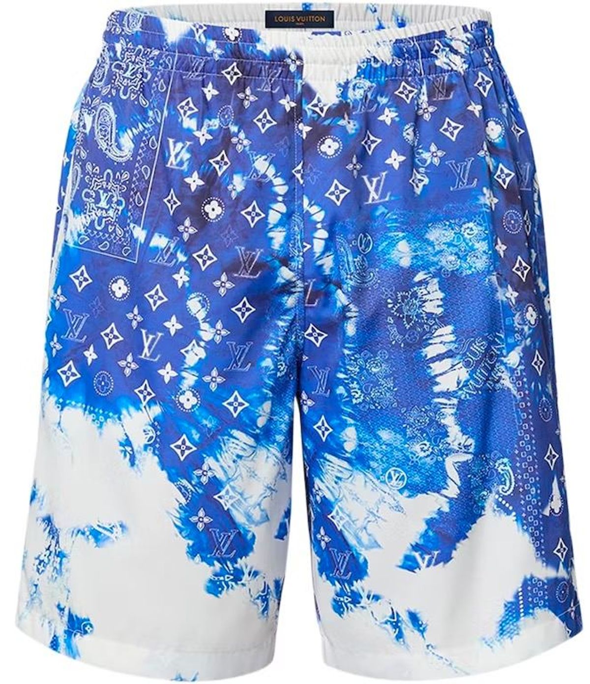 Louis Vuitton Bandana Board Blue/White Swim Shorts WHAT’S ON THE STAR?