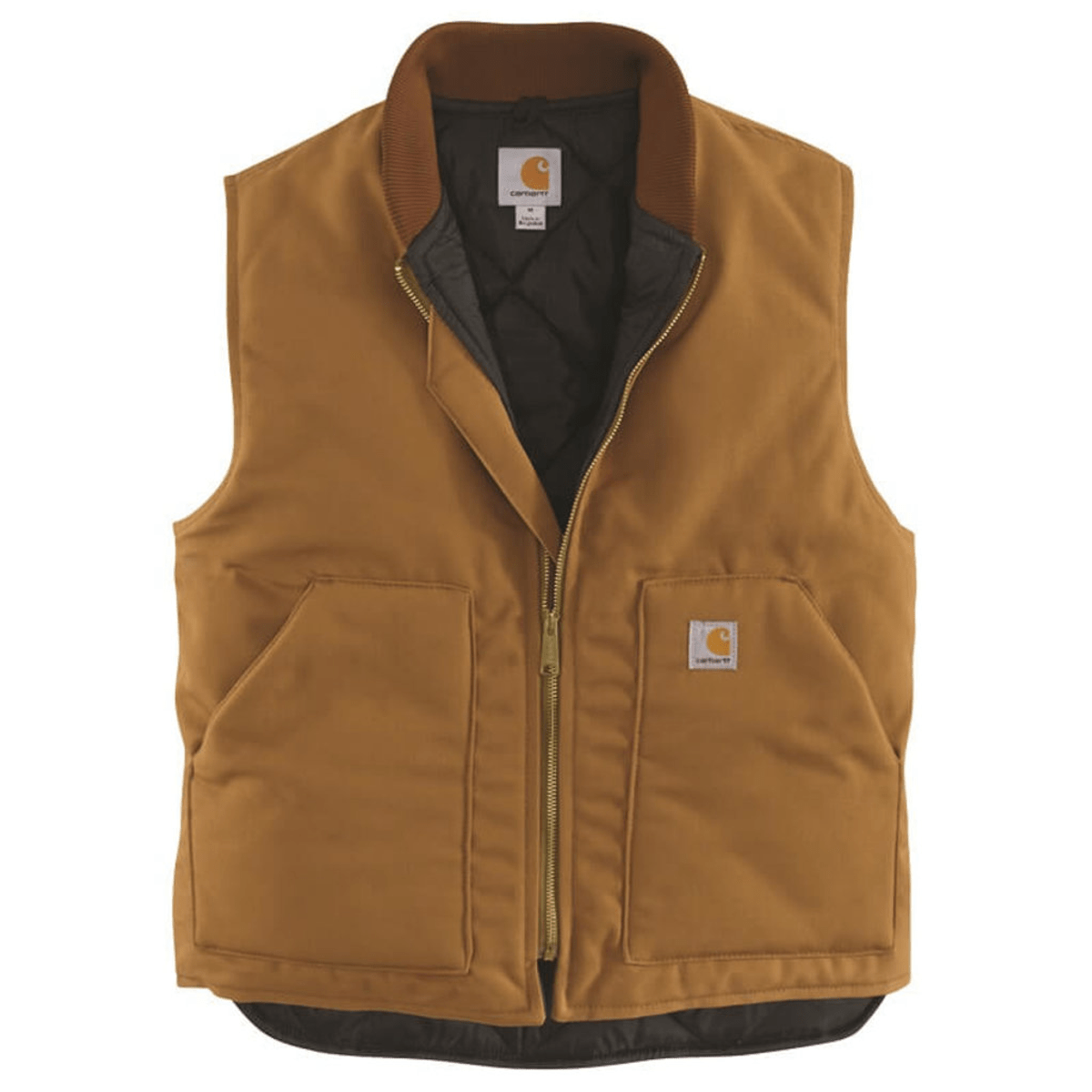 Carhartt Brown Rib Collar Vest WHAT’S ON THE STAR?