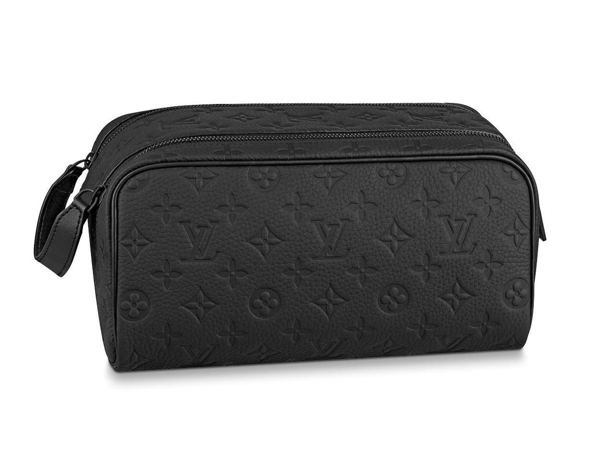 Louis Vuitton Black Leather Monogram Dopp Kit WHAT’S ON THE STAR?