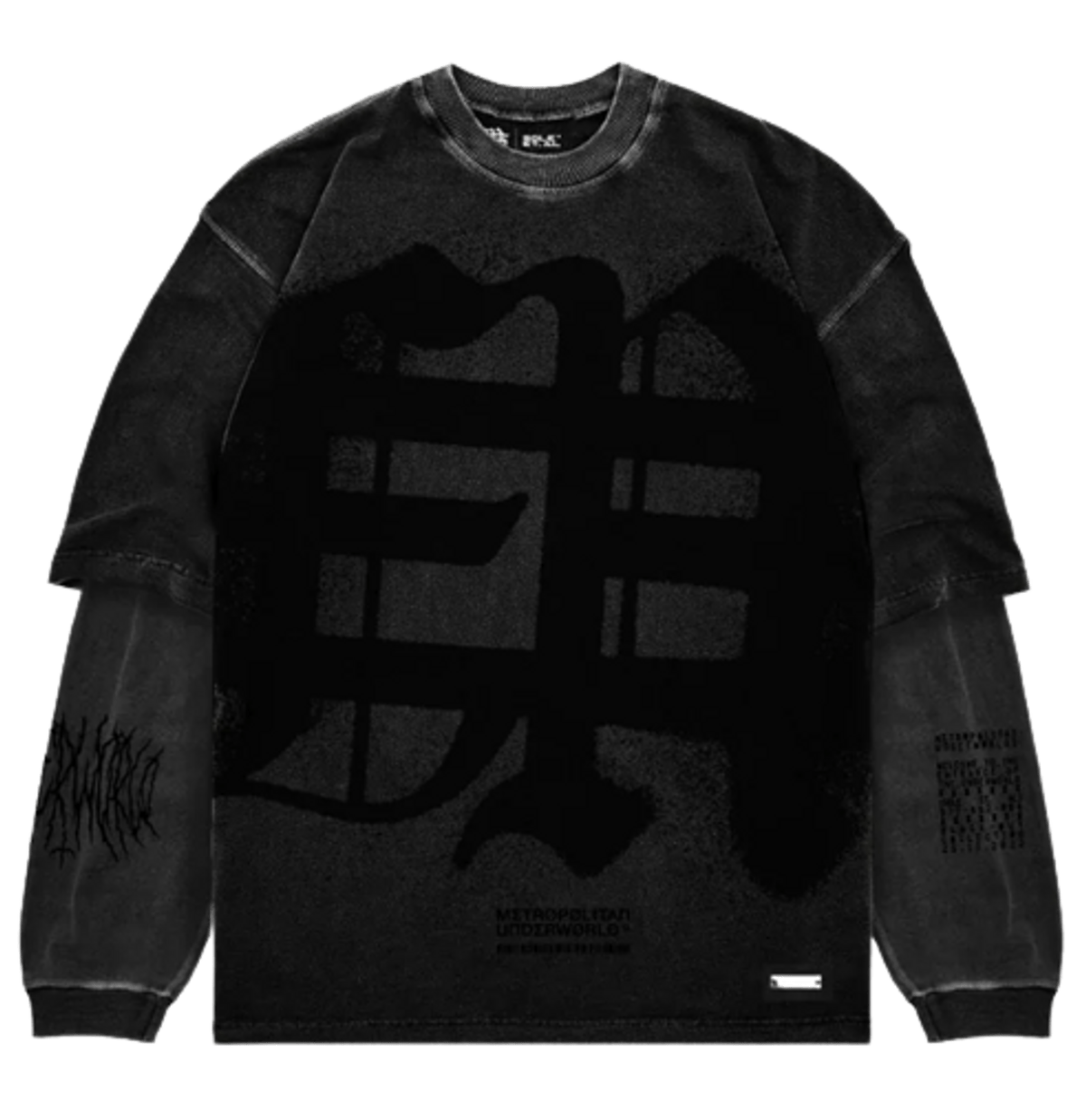 Sole et. Al Blackout Long Sleeve TShirt WHAT’S ON THE STAR?