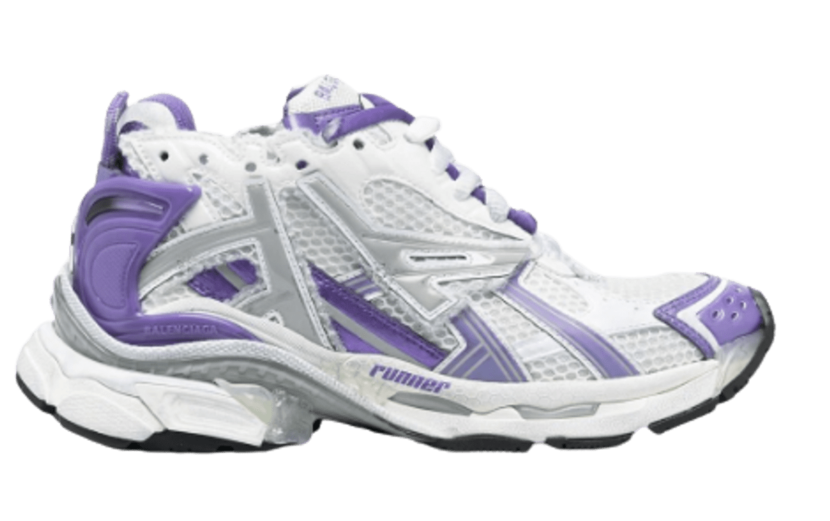 Balenciaga Runner Purple Grey Low Top Sneakers WHAT’S ON THE STAR?
