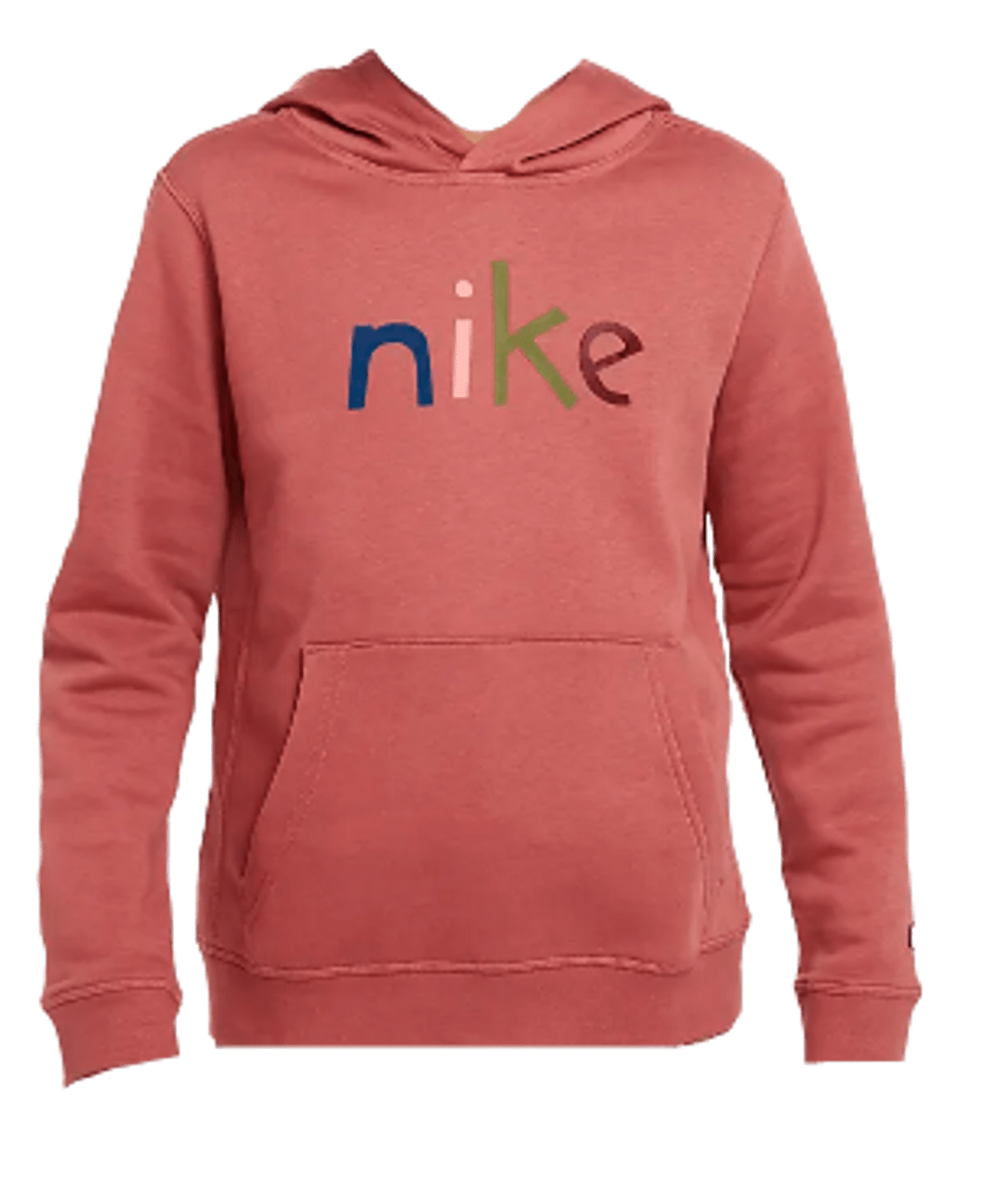 Nike Big Kids Pink Pullover Hoodie WHAT’S ON THE STAR?