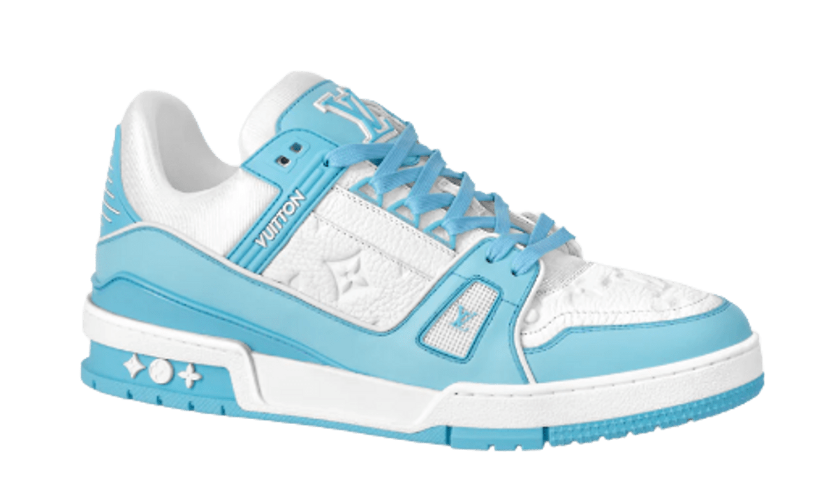 Louis Vuitton Trainer Blue White Sneakers WHAT’S ON THE STAR?