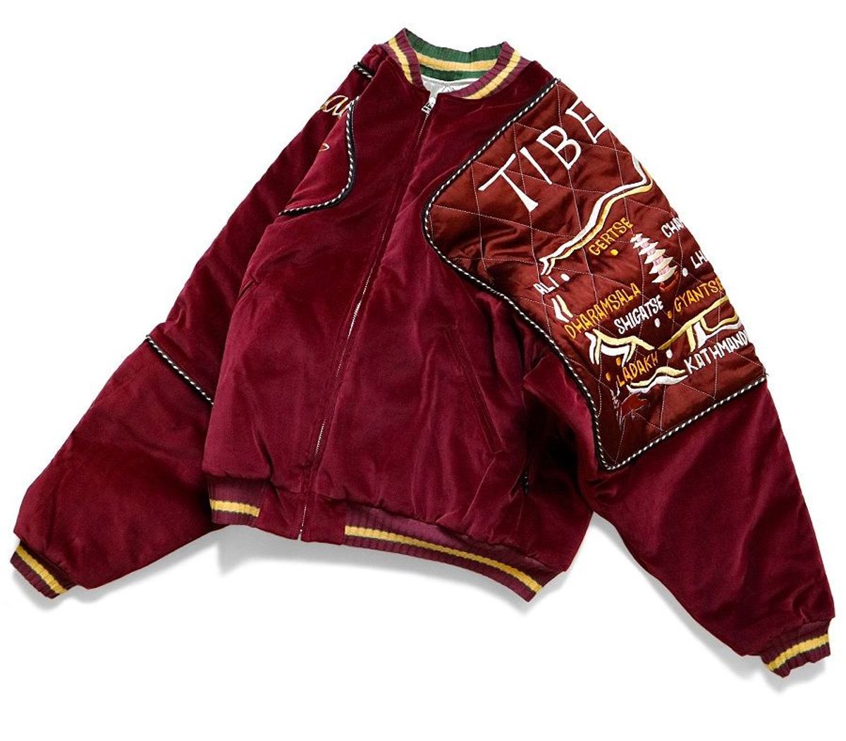 Kapital Velvet Bomber Pillow Jacket WHAT’S ON THE STAR?