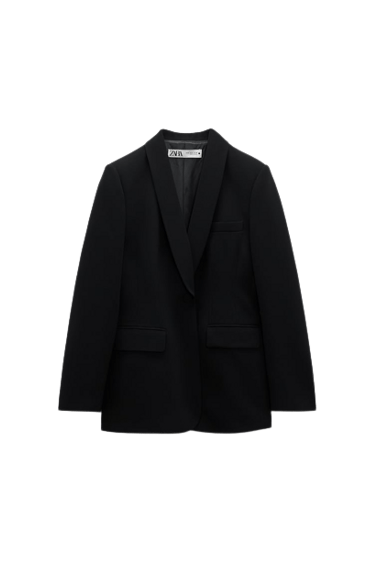 Zara Long Sleeve Lapel Collar Blazer WHAT’S ON THE STAR?