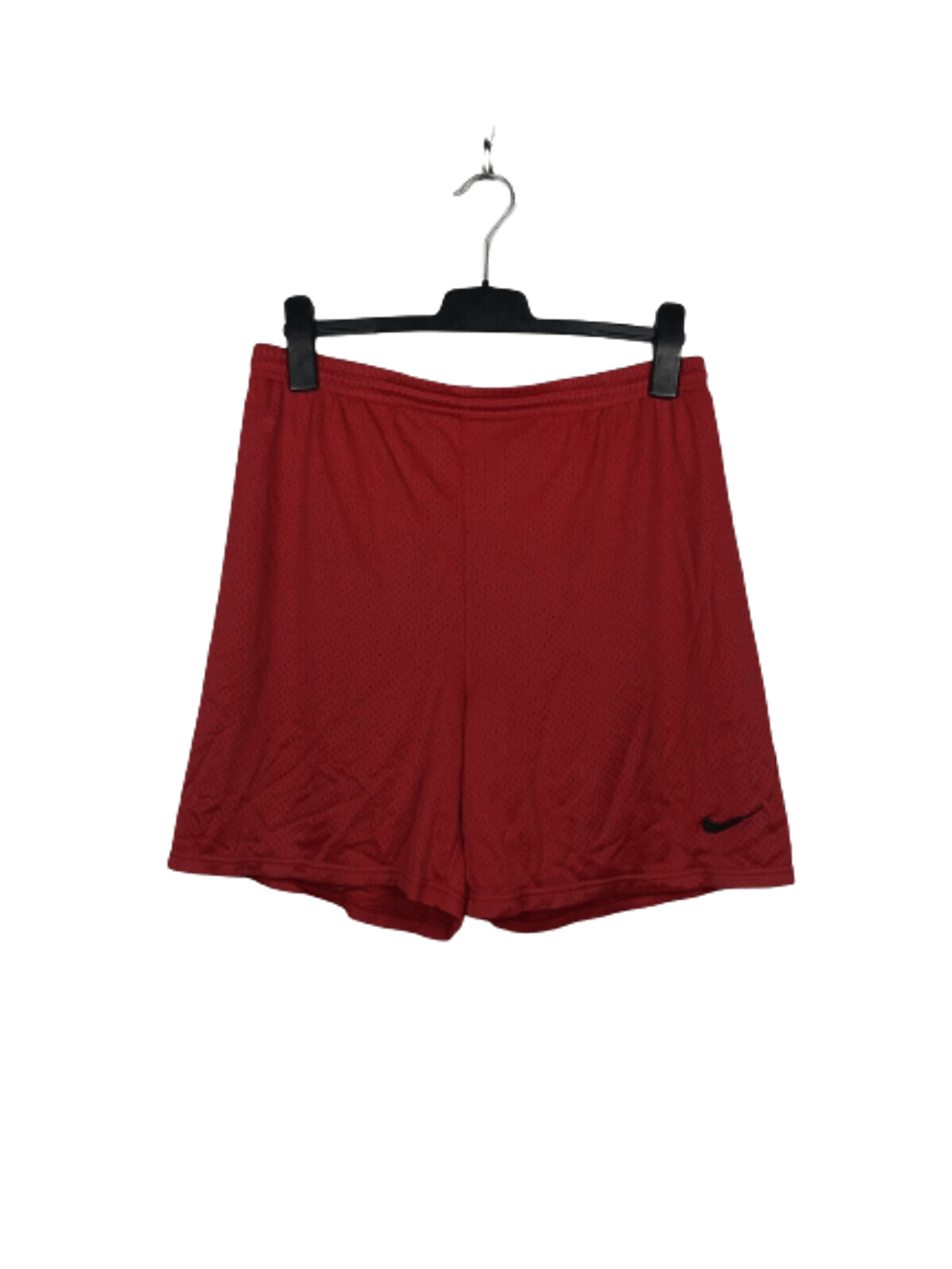 Nike Shorts Team Black Swoosh Embroidered Logo Red WHAT’S ON THE STAR?