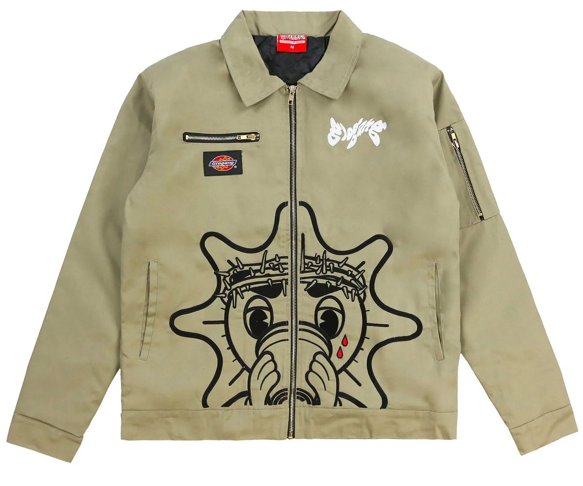 Glo Gang Glory Tan Zip Jacket WHAT’S ON THE STAR?