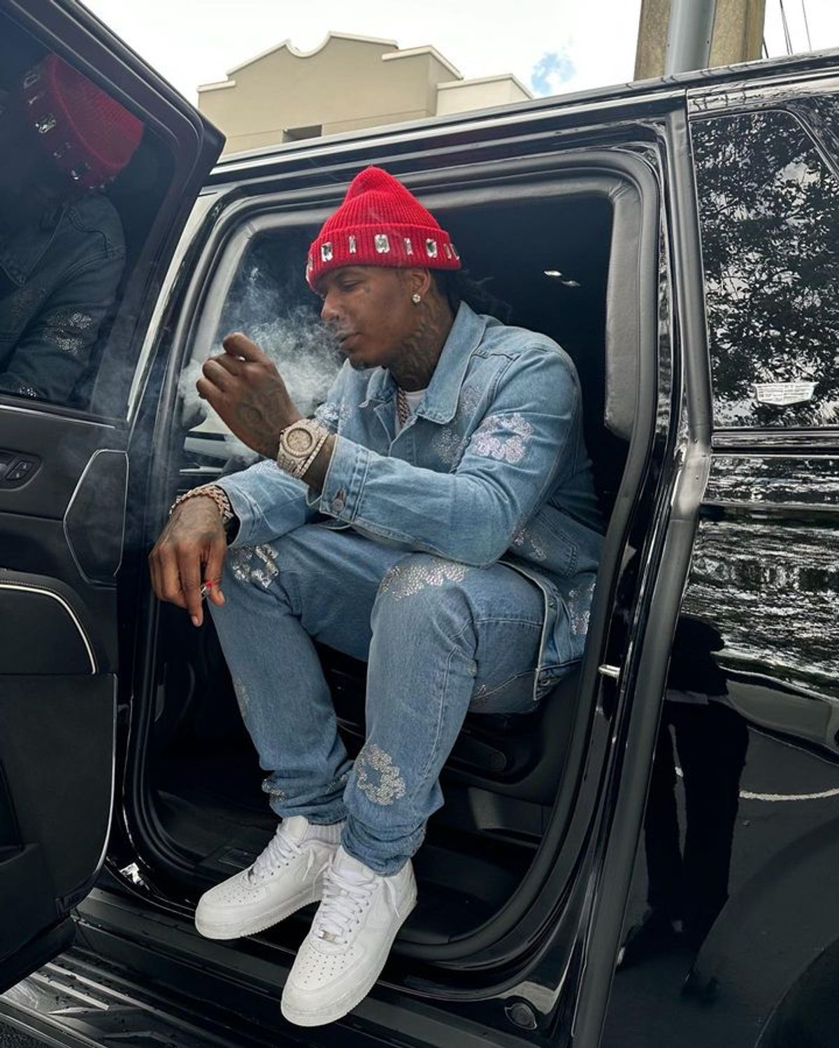 Moneybagg Yo Outfit from July 4, 2023 WHAT’S ON THE STAR?