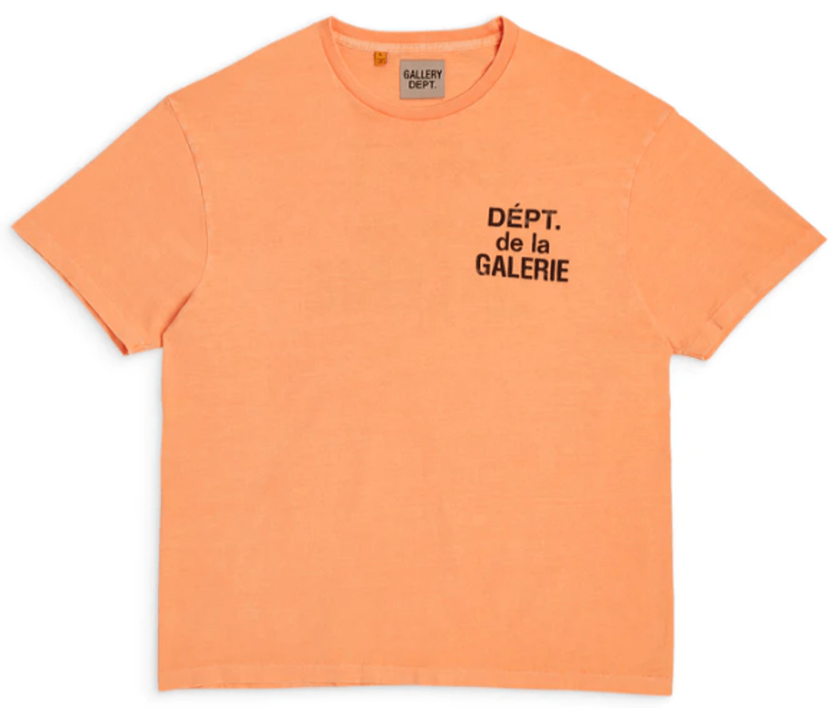 Gallery Dept. Flo Orange French TShirt WHAT’S ON THE STAR?
