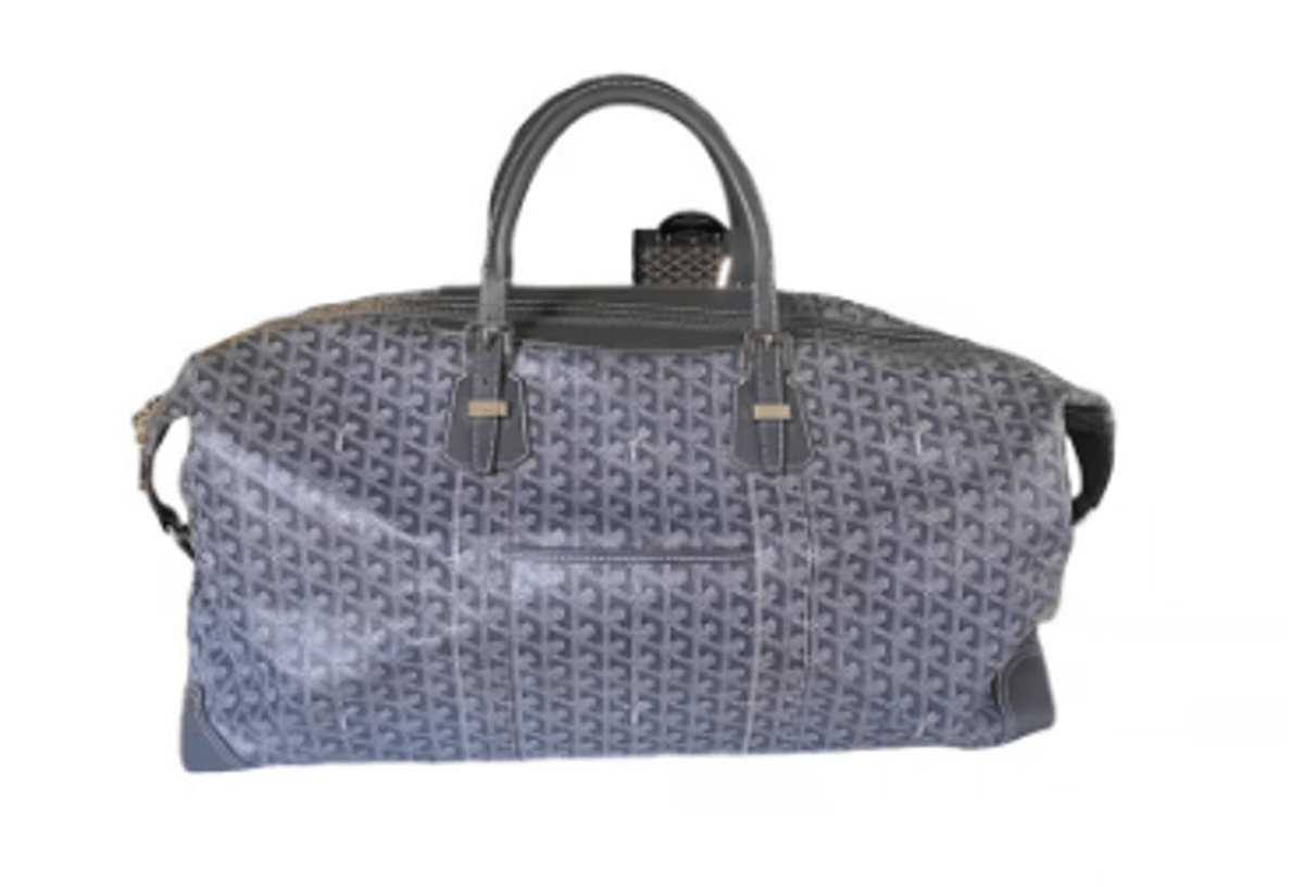 Goyard Grey Boeing Cloth Travel Bag WHAT’S ON THE STAR?