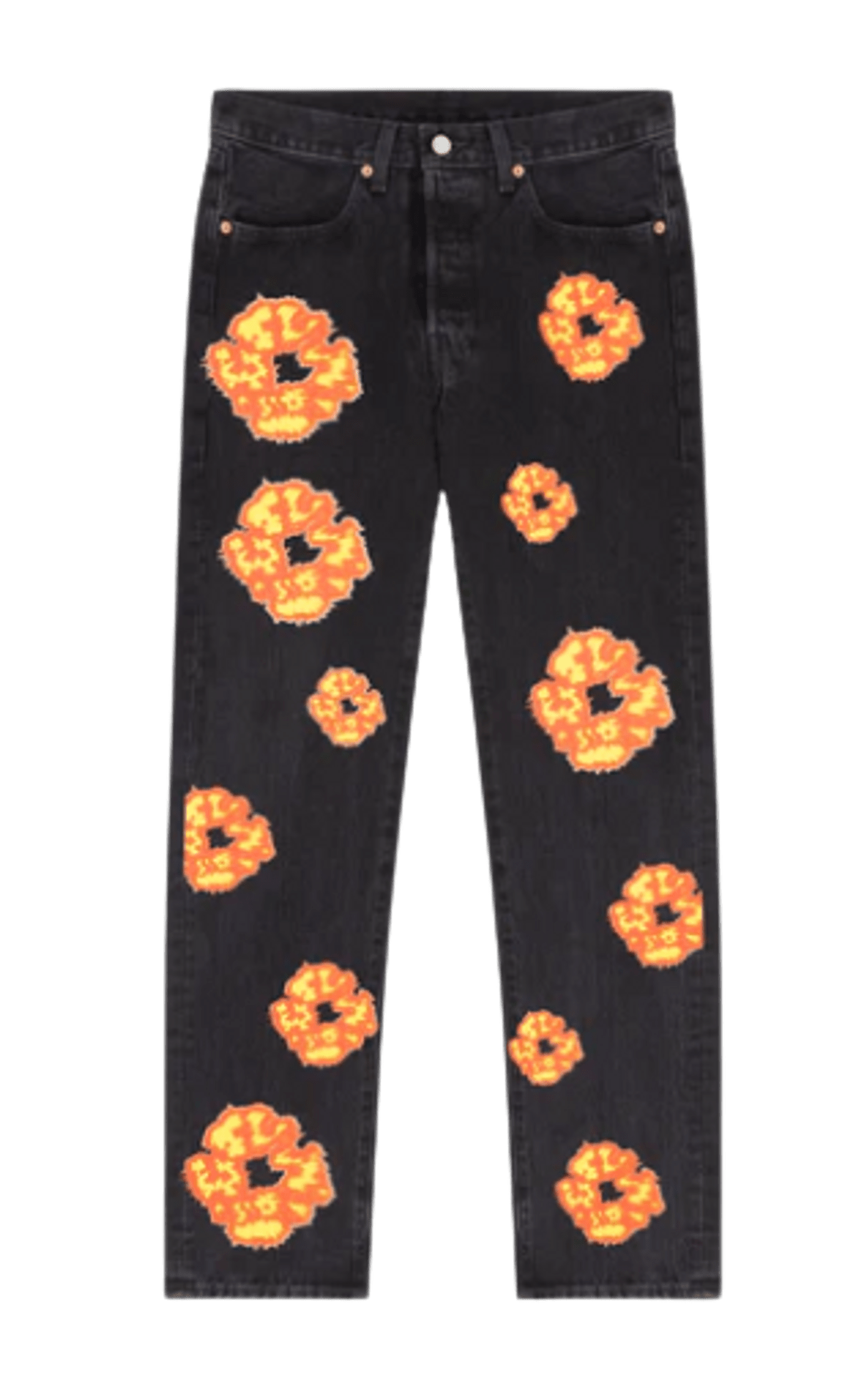 Denim Tears × Offset Black Logo Jeans WHAT’S ON THE STAR?