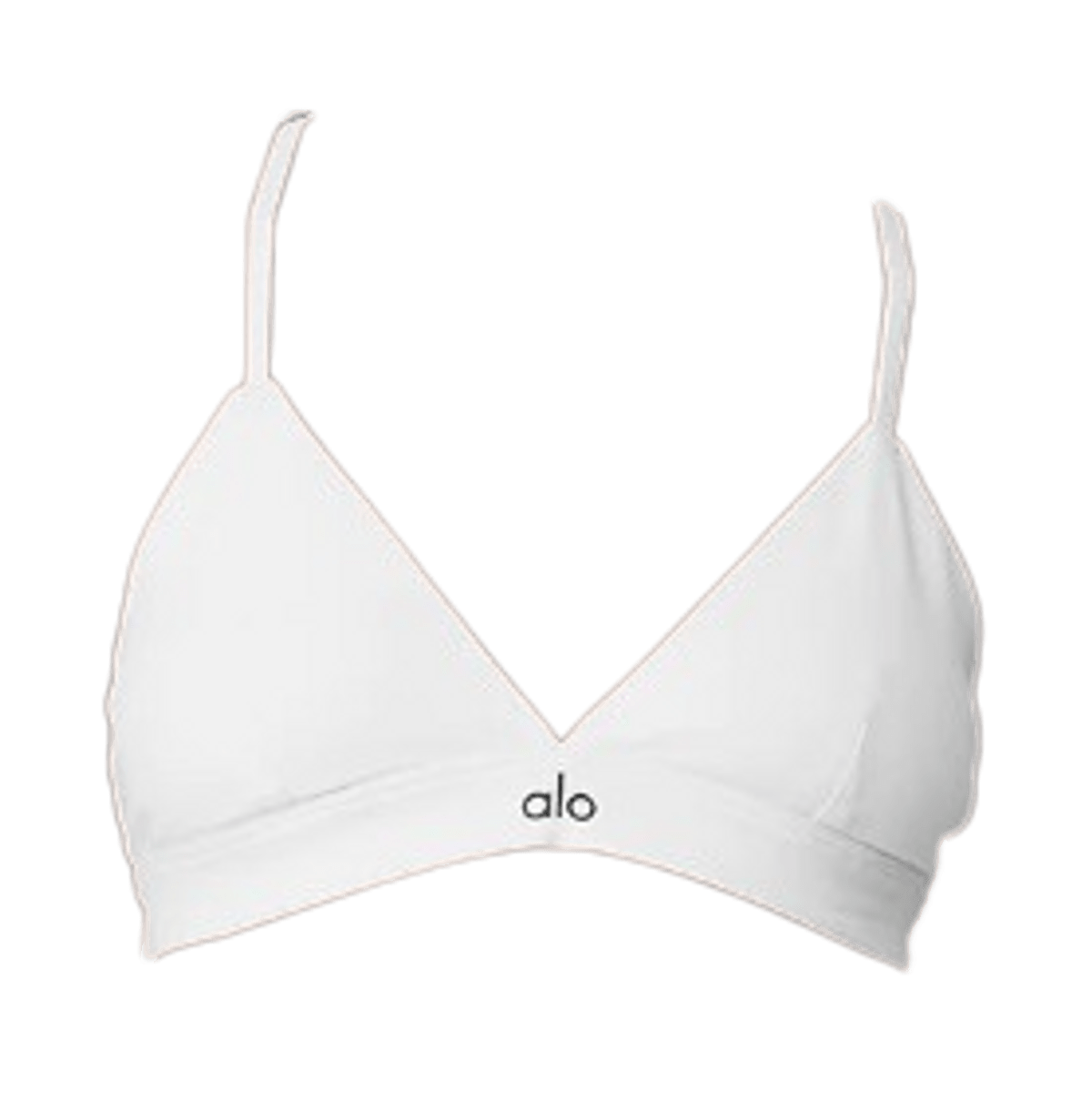 Alo Yoga White And Black Splendor Bra WHAT’S ON THE STAR?