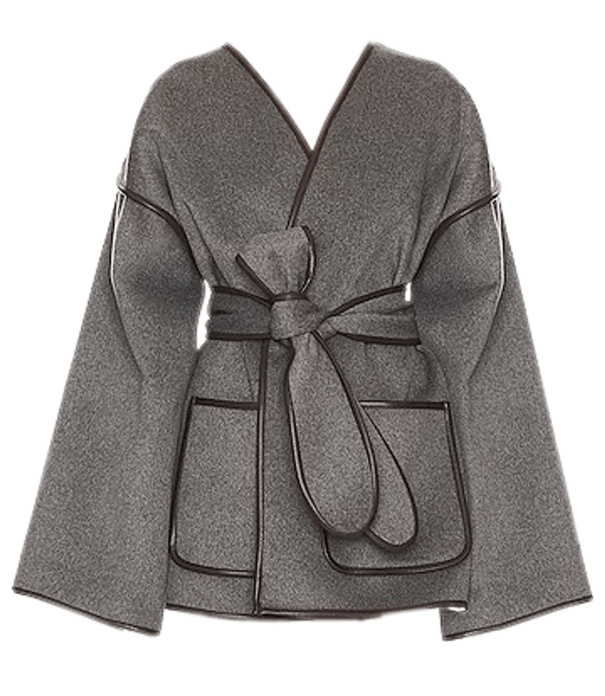 Helsa Studio Grey Wool Blend Blanket Coat WHAT’S ON THE STAR?