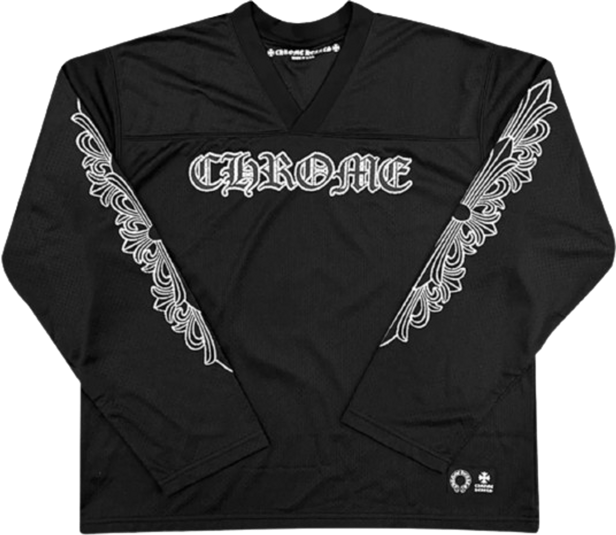 Chrome Hearts Black Mesh Hockey Jersey WHAT’S ON THE STAR?