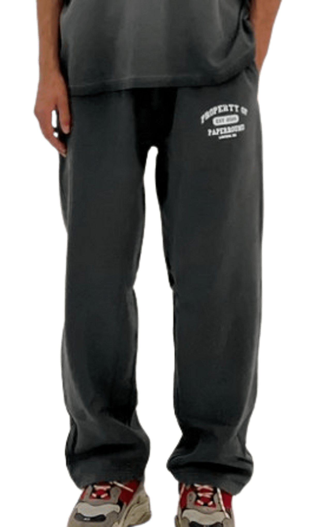 Paper Round Grey Vintage Joggers WHAT’S ON THE STAR?