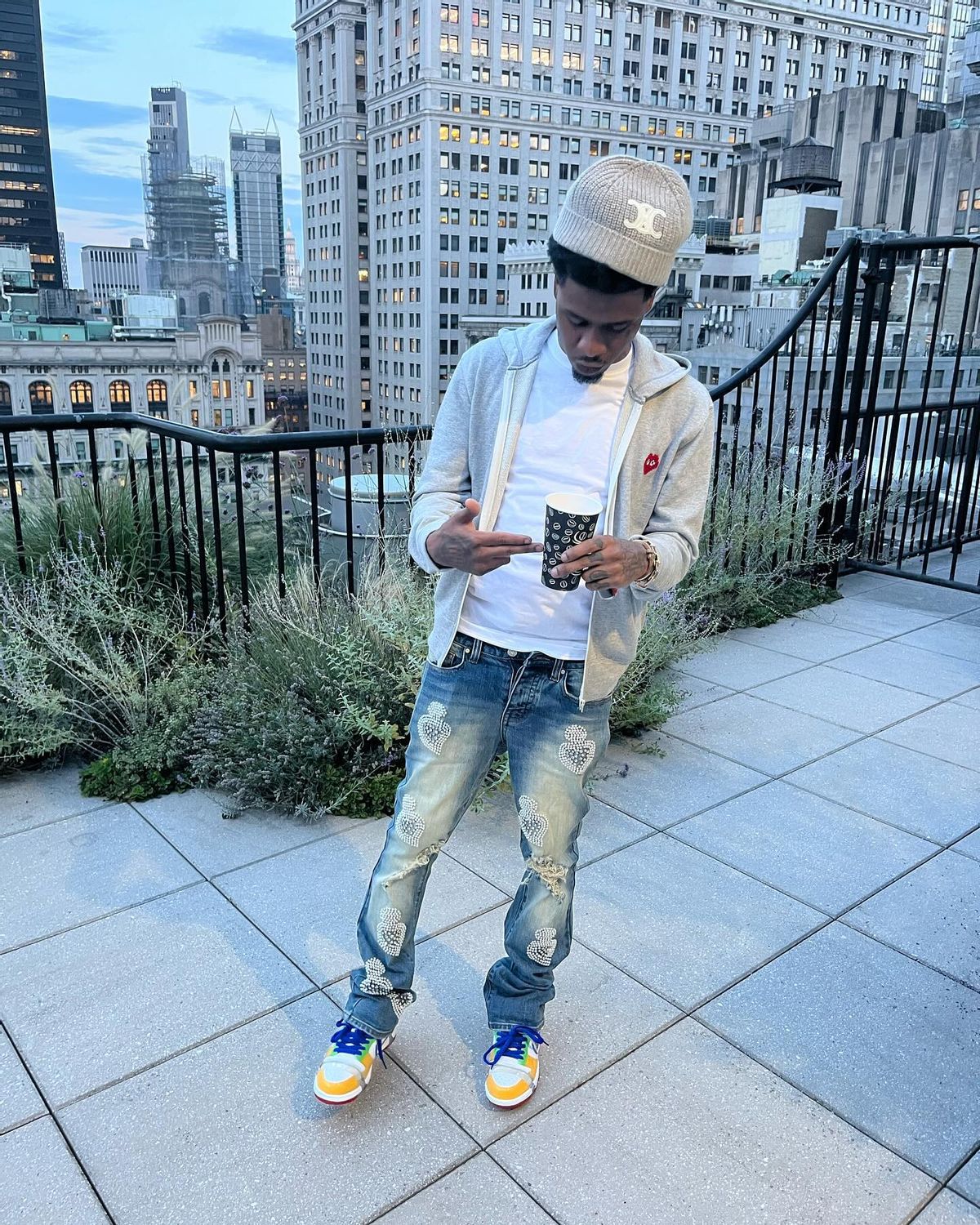 Benji Blue Bills Outfit from September 4, 2024 WHAT’S ON THE STAR?