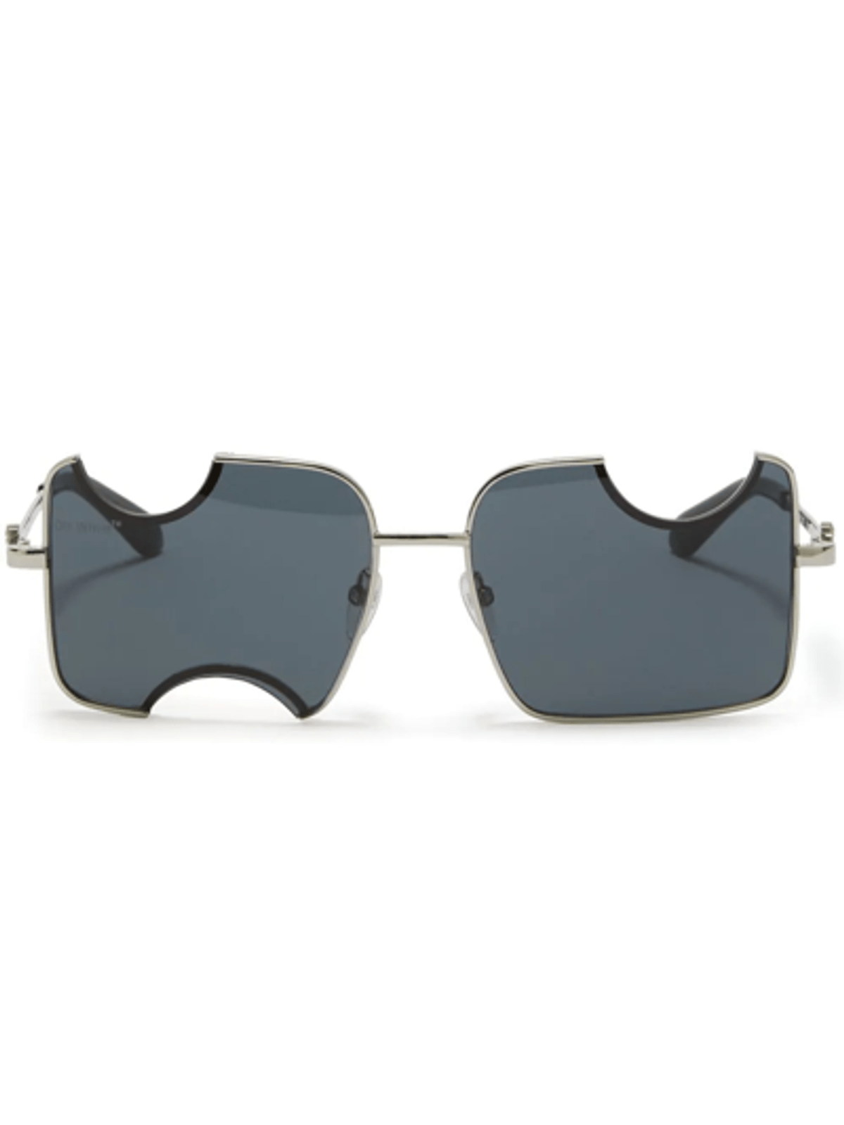 OffWhite Cady Cutout Rectangularframe Sunglasses In Grau WHAT’S ON