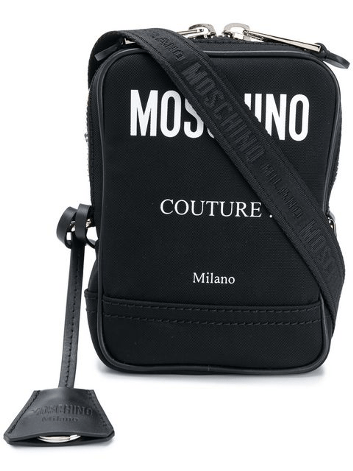 Moschino Men's Crossbody Messenger Shoulder Bag In Black WHAT’S ON THE STAR?