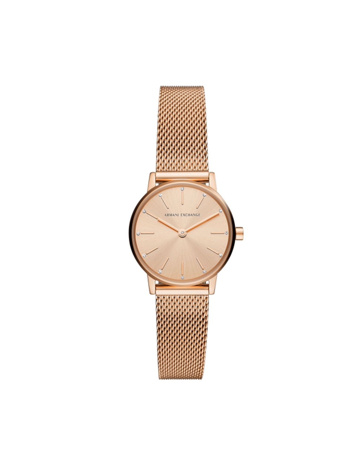 Armani Exchange Stainless Steel Women's Watch In Gold WHAT’S ON THE STAR?