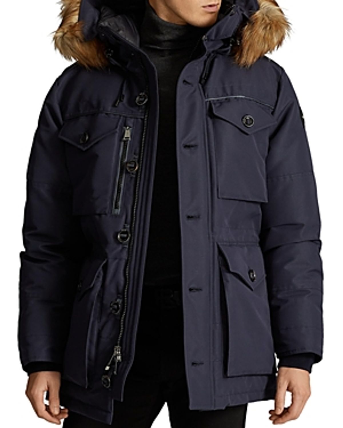 Polo Ralph Lauren Rlx Ralph Lauren Faux Fur Water Repellent Down Parka