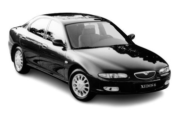 Mazda Xedos 6 CA Facelift [1994 .. 1999] - Wheel & Tire Sizes, PCD