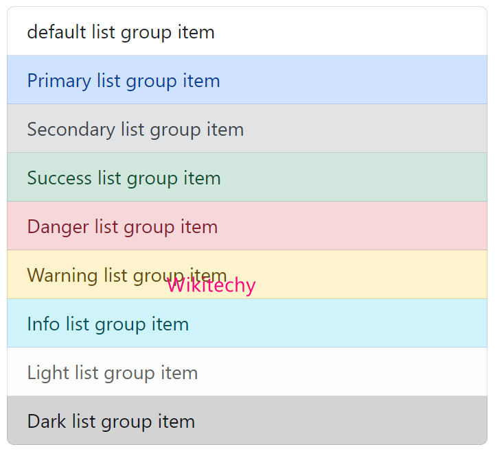 Bootstrap List Group List group in Bootstrap with Examples Wikitechy