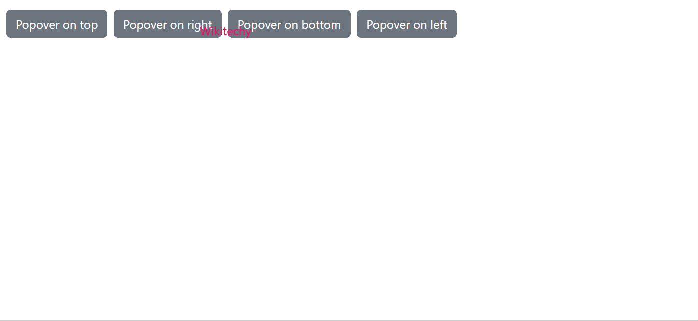 Bootstrap Popovers Popovers in bootstrap with examples Wikitechy