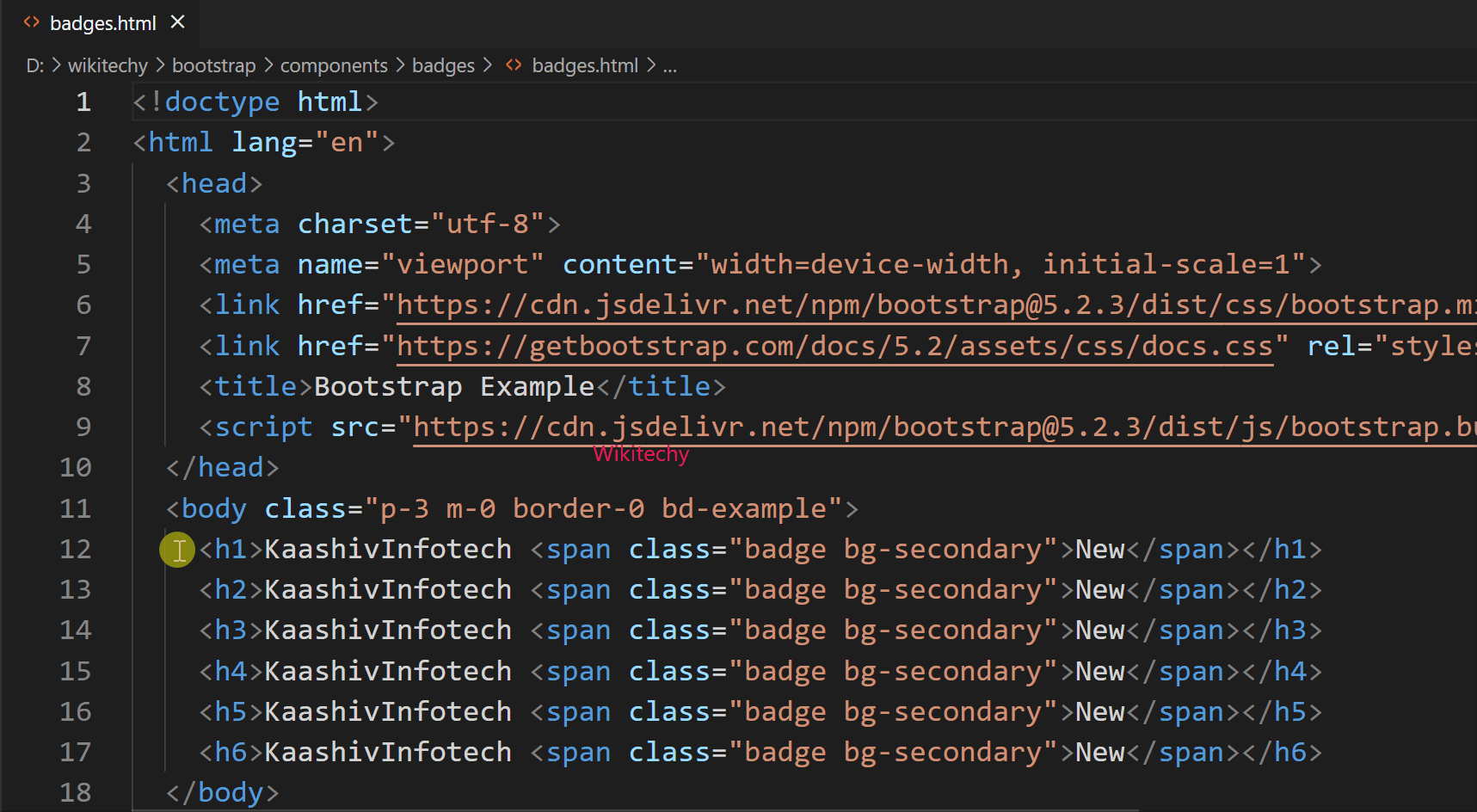 Bootstrap Badges Bootstarp Tutorial Wikitechy