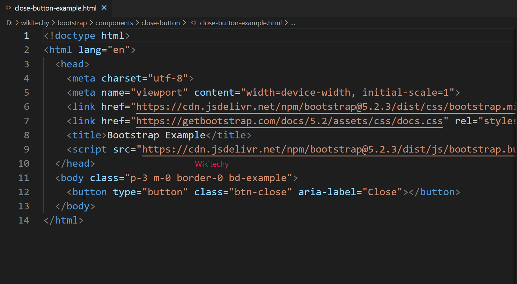Bootstrap Close Button Creating close button in Bootstrap Wikitechy