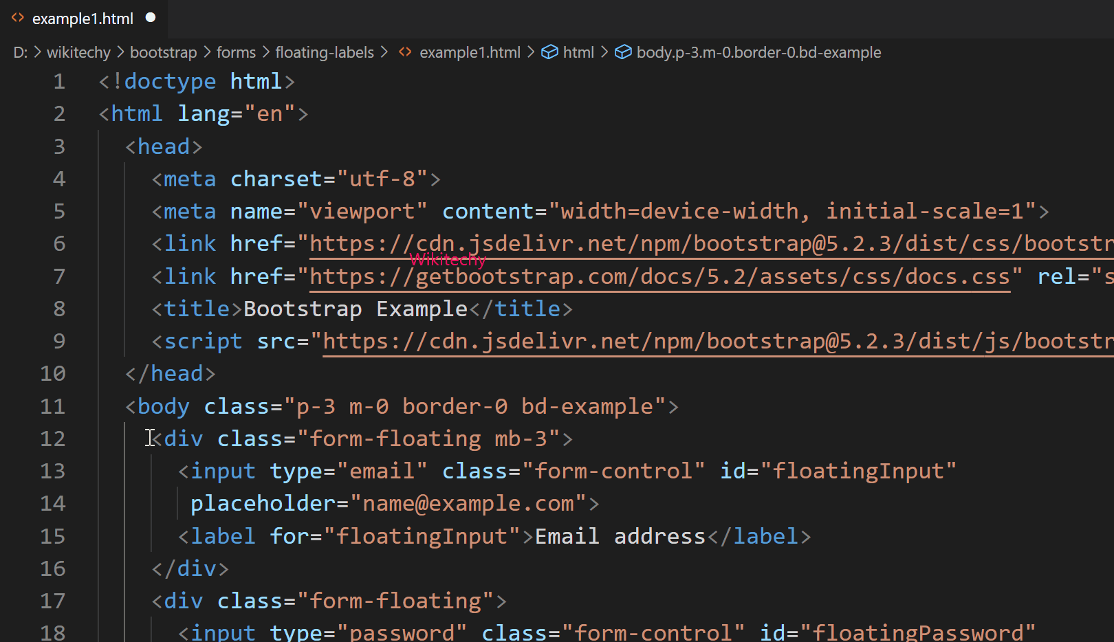 Bootstrap 5 Form Floating Labels What are floating labels in Bootstrap Wikitechy