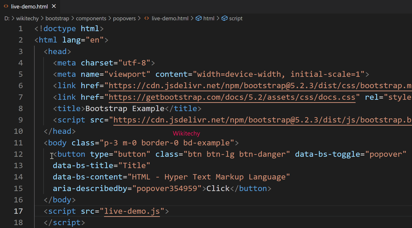 Bootstrap Popovers Popovers in bootstrap with examples Wikitechy
