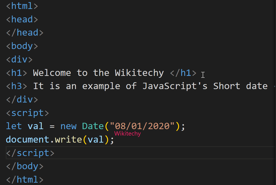 JavaScript Date Format How do I format a date in JavaScript Wikitechy