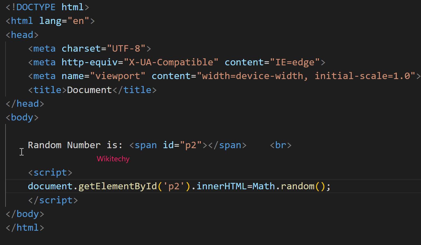 JavaScript Random JavaScript Math random() Method Wikitechy