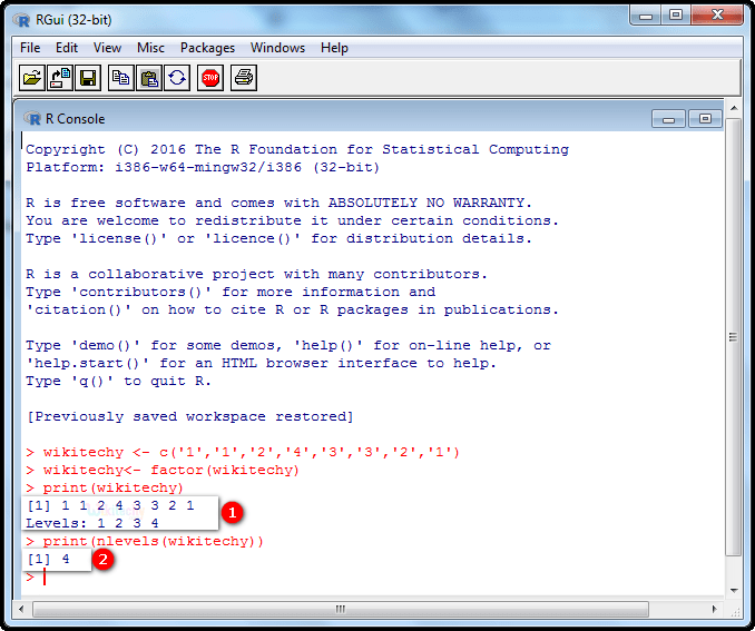 [100 Working Code] R Factor Data Type R Datatypes Factors r tutorial wikitechy