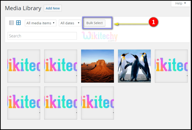 Wordpress Delete Media Wordpress tutorial wikitechy