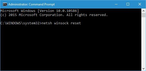Fix A network change was detected error on Windows 10
