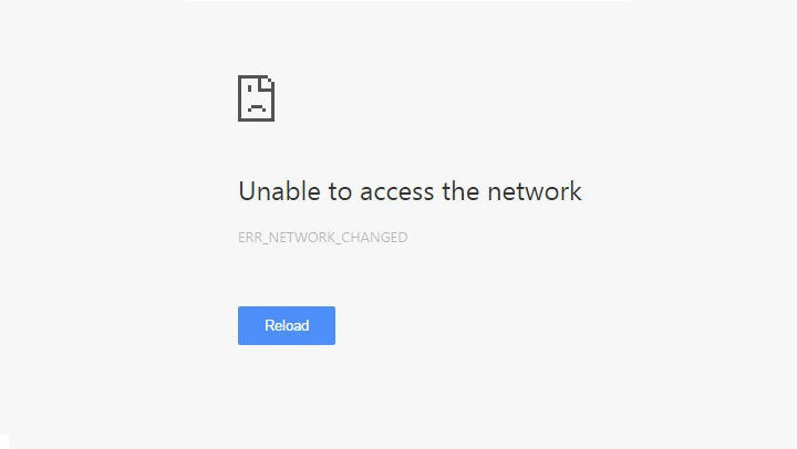 Fix A network change was detected error on Windows 10