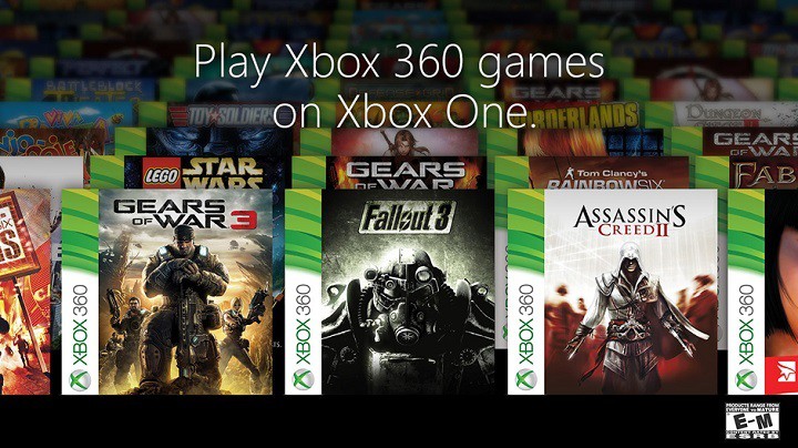 Xbox One Backward compatibility more than 250 games now available