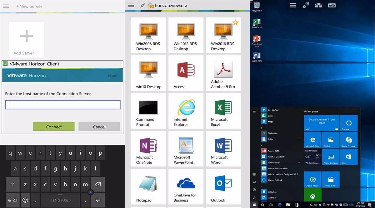 VMware announces VMWare Horizon Client for Windows 10