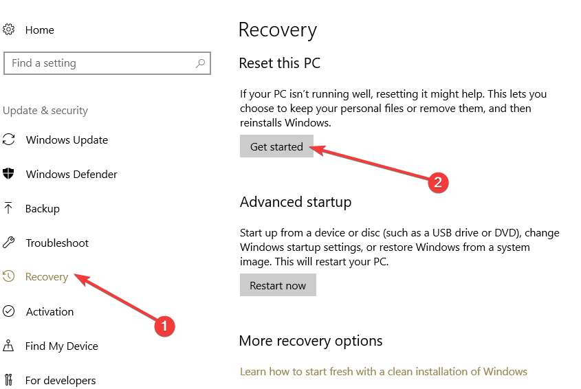 Fix Could not Find the Recovery Environment Error in 3 Steps