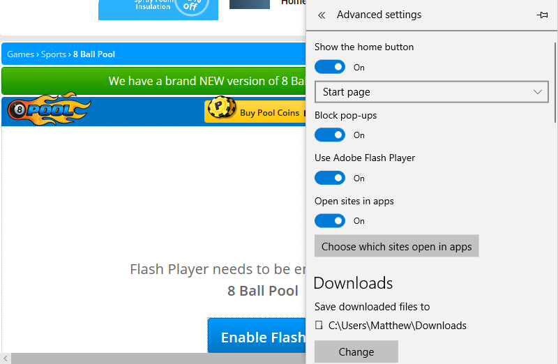 How to unblock Adobe Flash Player [Chrome, Edge, Firefox]