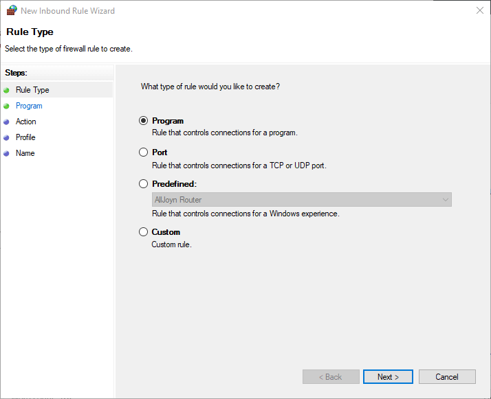 how do I stop my window firewall from blocking my printer