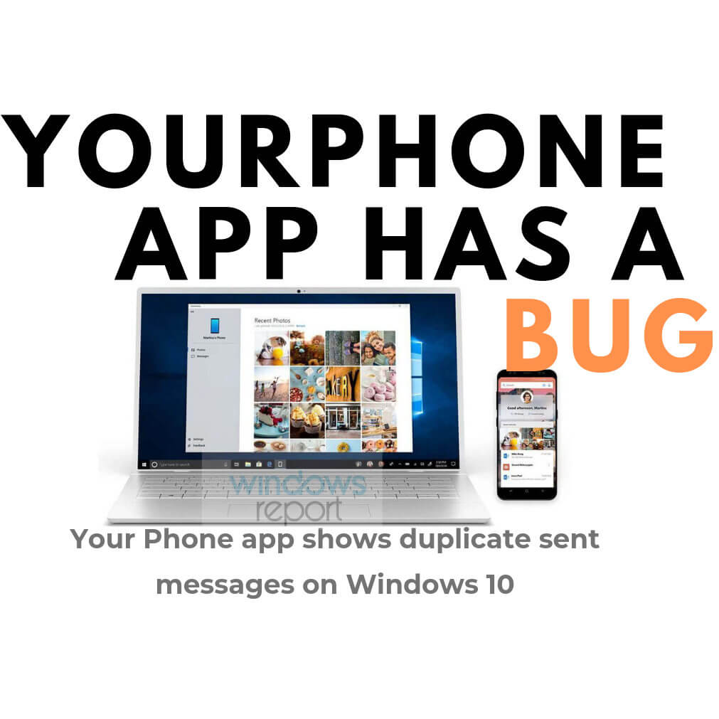 Your Phone app shows duplicate sent messages on Windows 10