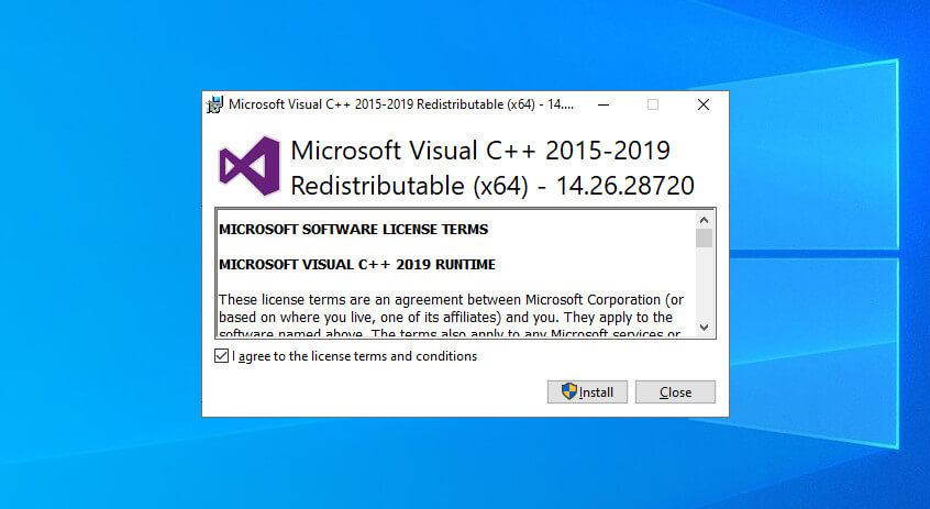 How to download vc_runtimeMinimum_x64.msi