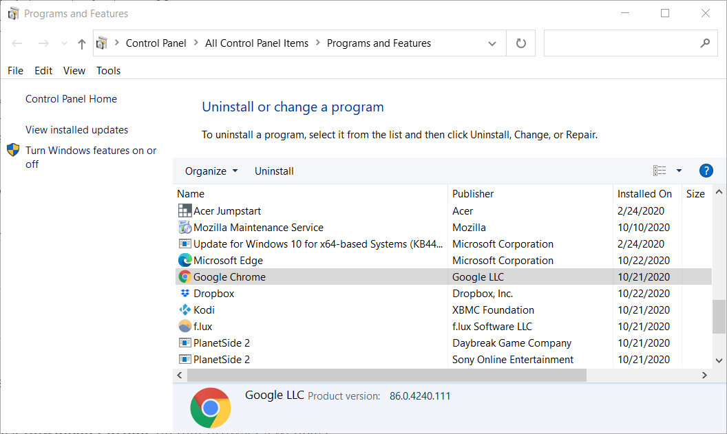 Cómo solucionar el error de red de error hlsjs en Chrome.
