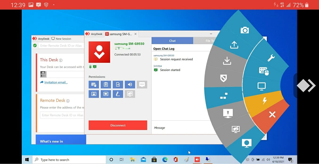 AnyDesk vs RDP Performance and bandwidth compared