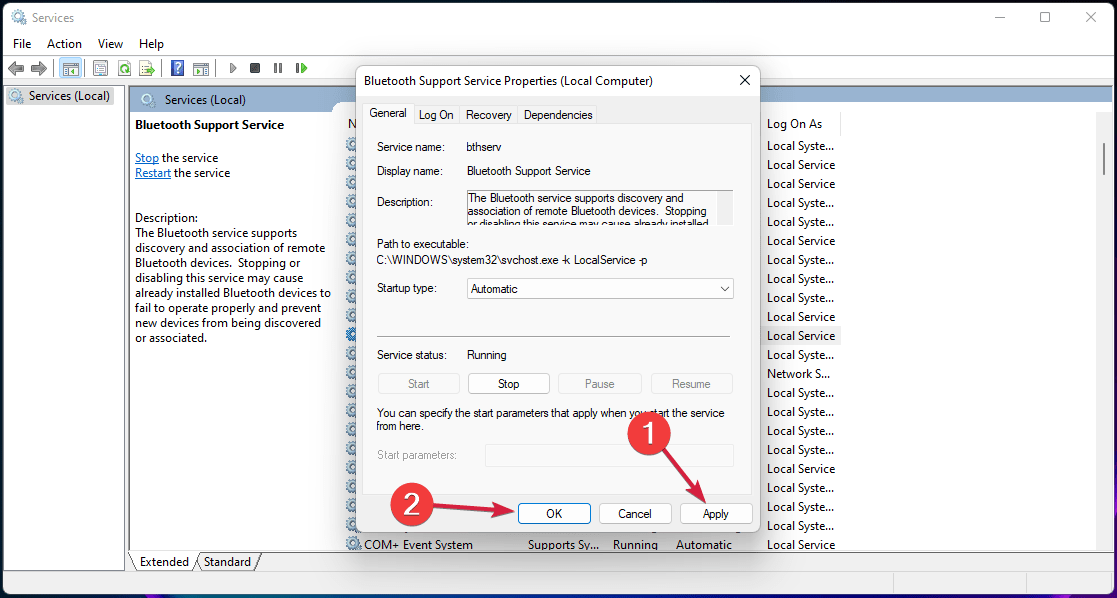 Comment réparer Bluetooth ne fonctionne pas sous Windows 11.