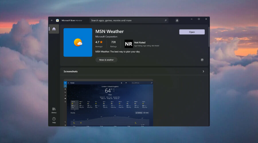 Windows11用のMSNWeatherアプリは、これまでよりも見栄えが良くなりました。