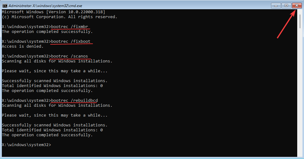 How to rebuild Windows 11 BCD (Boot Configuration Data).